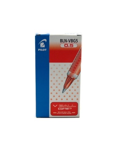 ROTULADOR PILOT ROLLER V-BALL ROJO 0.5 MM