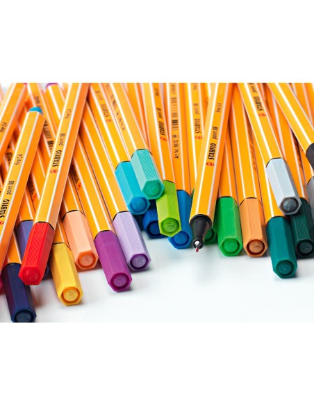 ROTULADOR STABILO PUNTA FIBRA POINT 88 ESTUCHE 25 COL.SURT.8825-1