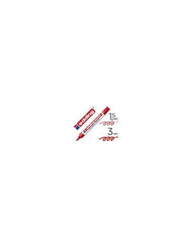 ROTULADOR EDDING MARCADOR PERM.3000 ROJO PUNTA RED.3 MM