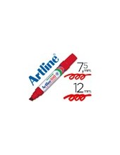 ROTULADOR ARTLINE MARCADOR PERM.100 ROJO PUNTA BISELADA 2