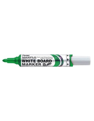 ROTULADOR MAXIFLO PENTEL PARA PIZARRA BLANCA COLOR VERDE MWL5