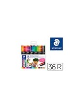 ROTULADOR STAEDTLER PERMANENTE DOBLE 3187  36 UD.SURT. 2