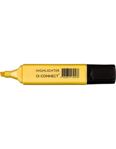ROTULADOR Q-CONNECT FLUORESCENTE PASTEL PUNTA BIS.6 UDS SURT.