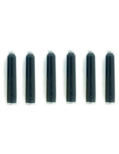 TINTA PLUMAS PELIKAN NEGRA CAJA 6 CARTUCHOS