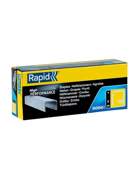 GRAPAS RAPID CLAVADORA 13/ 8 MM. GALVANIZADAS CAJA DE 5000 GRAPAS RAPID CLAVADORA 13/ 8 MM. GALVANIZADAS CAJA DE 5000