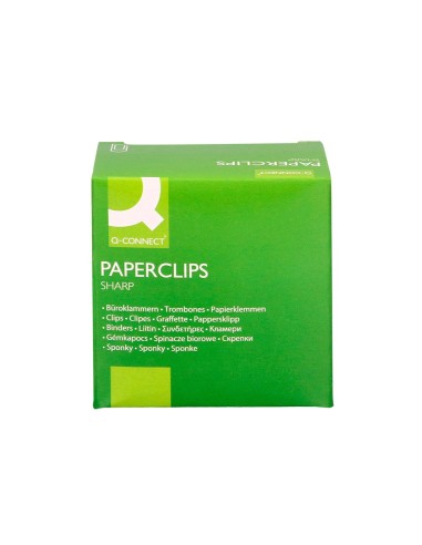 CLIPS NIQUELADOS Q-CON. Nº 4 50 MM CAJA 100