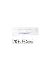 IDENTIFICADOR MURAL PORTANOMBRE ADHESIVO POLIESTIRENO TPTE.210X60MM 2