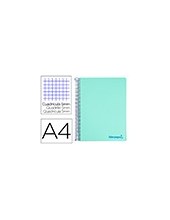 CUADERNO ESP. WONDER A4 T.PLASTICO MICRO 5MM 5B 4T. 120H 90GR. VE. 2
