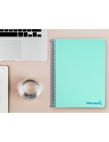 CUADERNO ESP. WONDER A4 T.PLASTICO MICRO 5MM 5B 4T. 120H 90GR. VE.