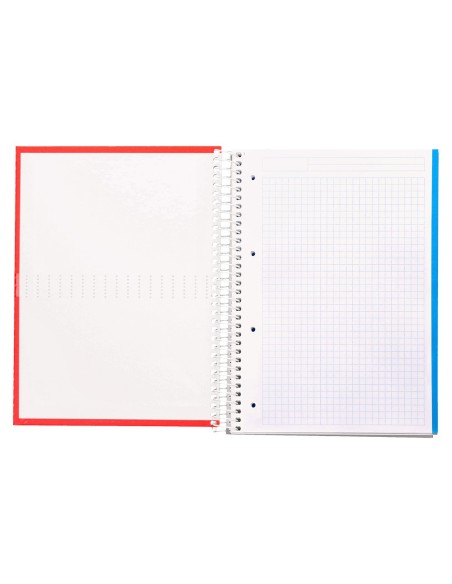 CUADERNO ESP. CRAFTY A4 T.FORRADA MICRO 120H 90GR.5MM.5B.4T.RJ.*32894