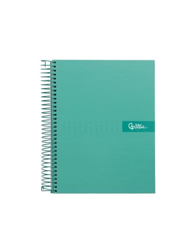 CUADERNO ESP. CRAFTY A4 T.FORRADA MICRO 120H 90GR. 5MM 5B.4T. TURQ.
