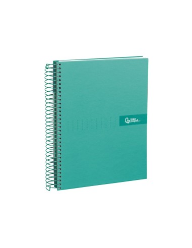 CUADERNO ESP. CRAFTY A4 T.FORRADA MICRO 120H 90GR. 5MM 5B.4T. TURQ.