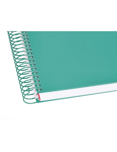CUADERNO ESP. CRAFTY A4 T.FORRADA MICRO 120H 90GR. 5MM 5B.4T. TURQ.