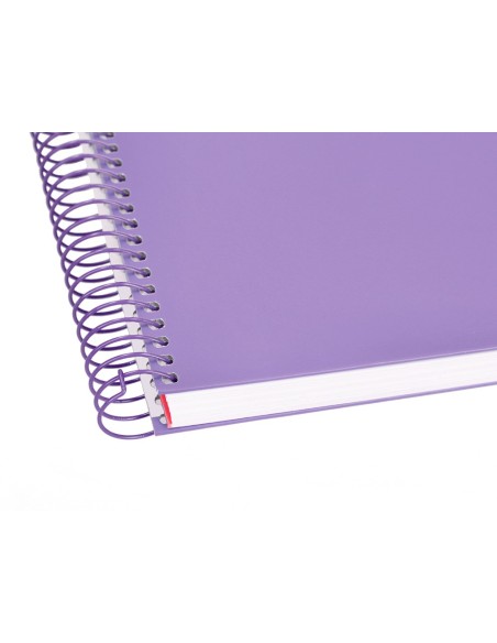 CUADERNO ESP. CRAFTY A4 T.FORRADA MICRO 120H 90GR. 5MM 5B.4T. VIO.