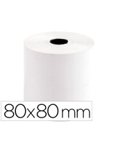 ROLLO SUMADORA TERMICO Q-CON.80MM ANCHO X 80MM  SIN BISFENOL  70 G/M2