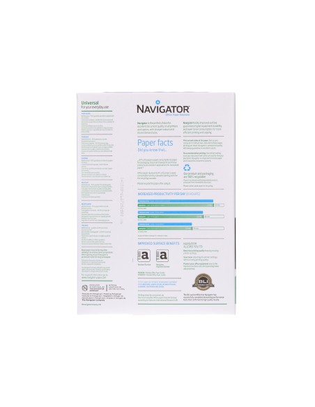 PAPEL FOTOCOP.NAVIGATOR DIN A4 80 GRAMOS PAQUETE 500 H.