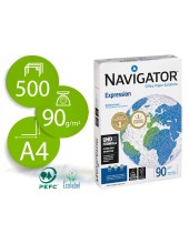 PAPEL FOTOCOP.NAVIGATOR DIN A4 90 GRAMOS PAQUETE 500 H. 108808