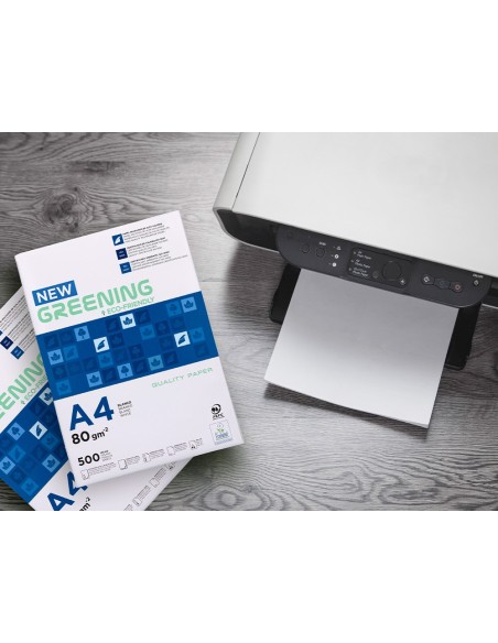 PAQ. PAPEL GREENING A4 80 GRAMOS PQ. 500 H. ECO-ECF PAQ. PAPEL GREENING A4 80 GRAMOS PQ. 500 H. ECO-ECF