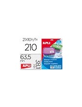 ETIQUETA ADH. APLI 12328 63,5X38,1MM CONGELADO 10H. 2