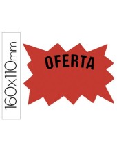 CARTEL CART. ETIQUETAS MARCAPRECIOS 160X110MM RJ. FL. 50UD.