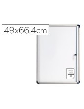 VITRINA DE ANUNCIOS BI-OFICCE FONDO MAGENITICO EXTRAPLANA 490x664 MM.