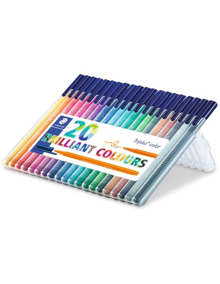 ROTULADOR STAEDTLER TRIPLUS ESTUCHE 20 COL.
