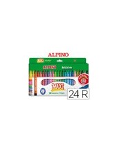 ROTULADOR ALPINO MAXI CAJA 24 COL. 2