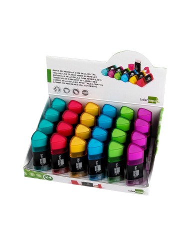 GOMA TRIANGULAR C/SACAPUNTAS