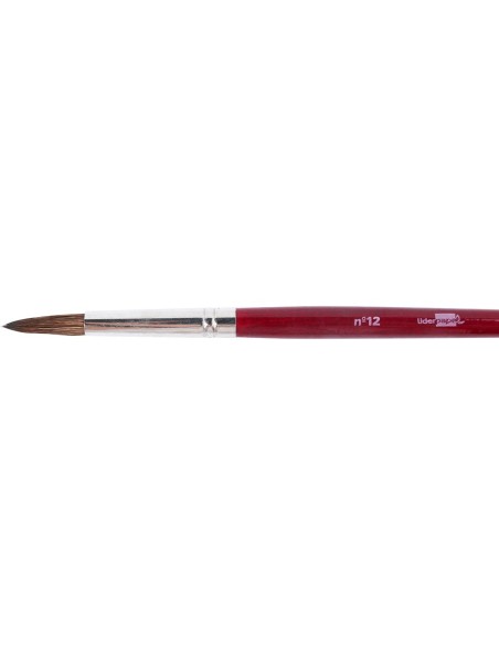 PINCELES ACUARELA Nº 12 VIROLA CROMADA PELO ENGOMADO