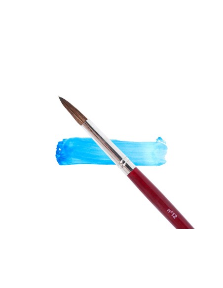 PINCELES ACUARELA Nº 12 VIROLA CROMADA PELO ENGOMADO