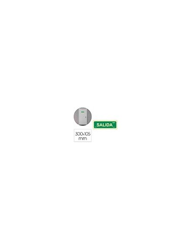 PICTOGRAMA ARCHIVO 2000 SALIDA PVC VE. LUMINISC 300X105MM PK.DE 2 UD. PICTOGRAMA ARCHIVO 2000 SALIDA PVC VE. LUMINISC 300X105MM PK.DE 2 UD.