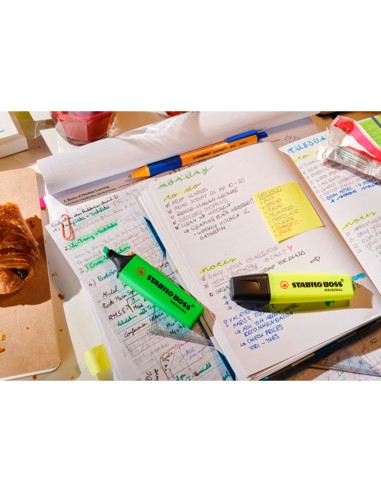 ROTULADOR STABILO BOSS FLUOR.70 ARTY LINE FRIOS  CARTON 10 UD.COL.