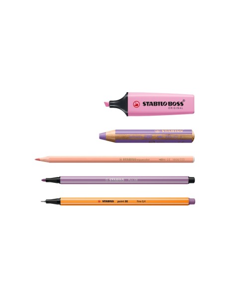 SET STABILO CREATIVO ARTY LINE PASTEL 50 UD.SURTIDAS