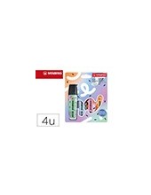 ROTULADOR STABILO BOSS FLUOR.ORIGINAL PASTEL BY JU SCHNEE  4 SURT. 2