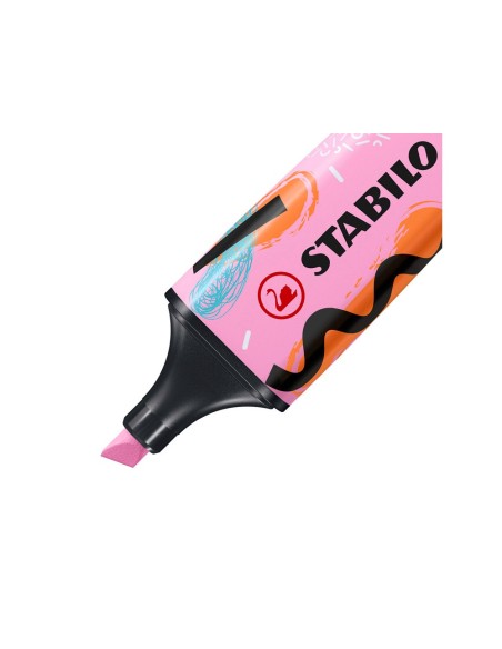 ROTULADOR STABILO BOSS FLUOR.ORIGINAL PASTEL BY JU SCHNEE FUC. HELADO