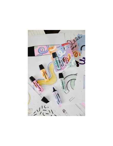 ROTULADOR STABILO BOSS FLUOR.ORIGINAL PASTEL BY JU SCHNEE NJ. PALIDO