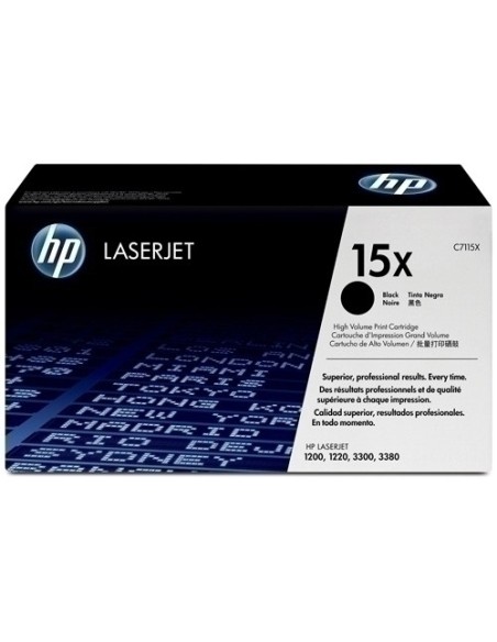 C7115X TONER HP Nº 15X NG. 3500 PG. C7115X TONER HP Nº 15X NG. 3500 PG.