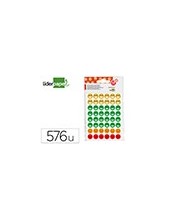 GOMETS ESCOLARCARAS BOLSA 12H. 48 CARAS POR HOJA SURT. 2