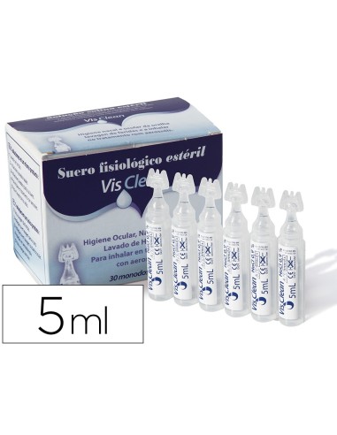 SUERO FISIOLOGICO ESTERIL SENTIDOS MONODOSIS 5 ML CAJA 30 UD.