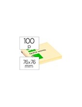 BLOC NOTAS ADH. Q-CON. 75X75MM 100H. AM. 2
