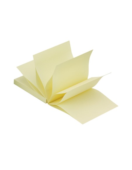 BLOC NOTAS ADH. Q-CON. 75X75MM ZIG-ZAG 100H. AM.