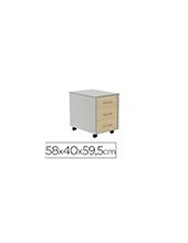 CAJONERA ROCADA TRES CAJ.SERIE STORE 58X40X59,5 CM AB04 AL./BL. 2