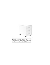 CAJONERA ROCADA TRES CAJ.SERIE STORE 58X40X59,5 CM AW04 BL./BL. 2