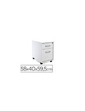 CAJONERA ROCADA 2 CAJ.SERIE STORE 58X40X59,5 CM AW04 BL./BL. 2
