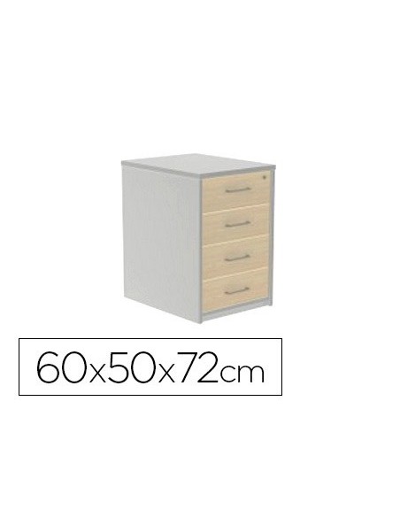 CAJONERA ROCADA 4 CAJ.SERIE STORE 60X50X72 CM AB01 AL./HAYA CAJONERA ROCADA 4 CAJ.SERIE STORE 60X50X72 CM AB01 AL./HAYA