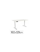 MESA ROCADA REG.ELECTRICA 129 CM ESTRUCTURA ACERO TABLERO 160 CM BL. 2