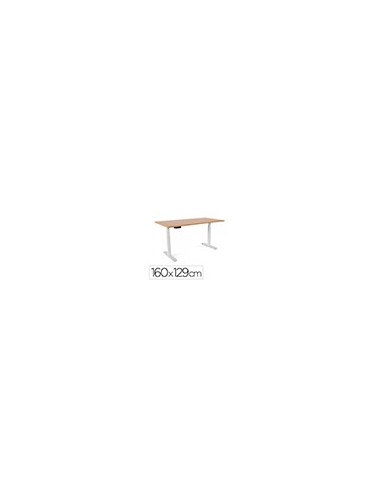 MESA ROCADA REG.ELECTRICA 129 CM ESTRUCTURA ACERO TABLERO 160 CM ROBL
