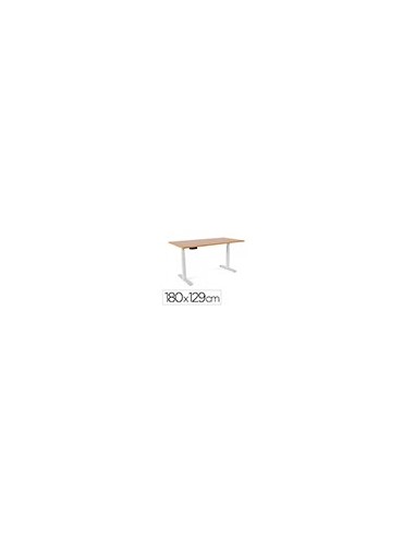 MESA ROCADA REG.ELECTRICA 129 CM ESTRUCTURA ACERO TABLERO 180 CM ROBL