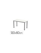 MESA OFICINA ROCADA EXECUTIVE 2000AD04 ALUMINIO/BL.120X60 CM 2