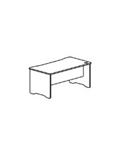 MESA ROCADA WORK 160X80 ESTRUCTURA HAYA TABLERO HAYA 2